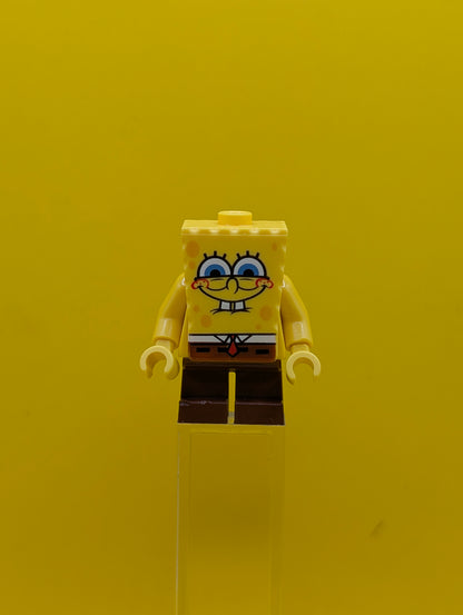 SpongeBob bob019 Smile with Squint Spongebob SquarePants Lego Minifigure