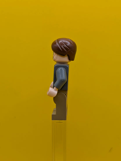 Professor Remus Lupin  hp157 Dark Bluish Gray Jacket, Olive Green Vest Harry Potter Lego Minifigure