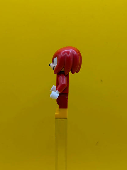 Knuckles son016 Grin Sonic The Hedgehog Lego Minifigure