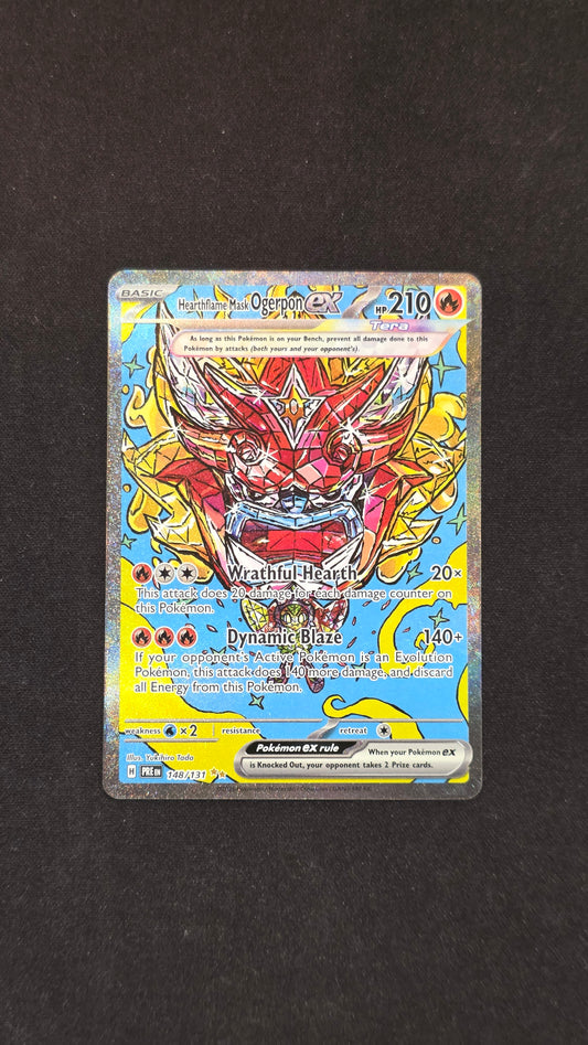 Hearthflame Mask Ogerpon ex #148/131 -Prismatic Evolutions